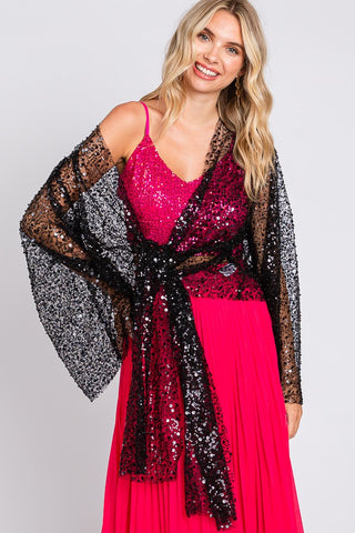 Sequin Mesh Cover-Up