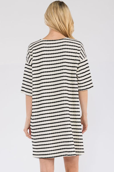 Black & White Stripe Dress