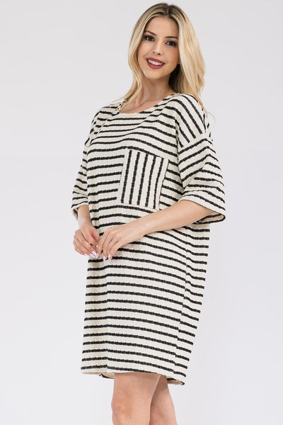 Black & White Stripe Dress