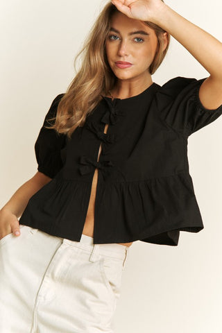 Babydoll Bow Top