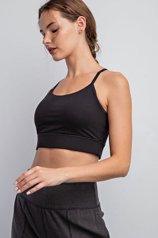 Buttery Soft Sports Bra With Adjustable Straps