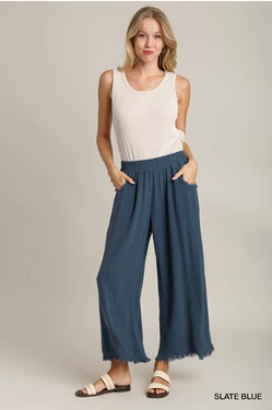 Linen Wide Leg Pants