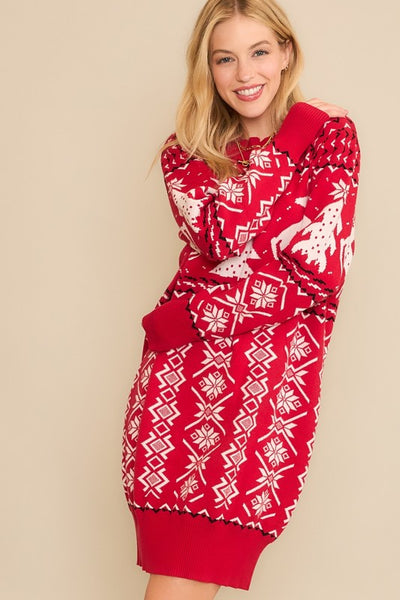 Holiday Sweater Dress