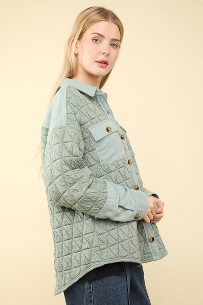 Oversized Quilted Shacket