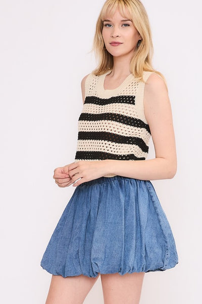 Cute Puff Bubble Skirt/Top