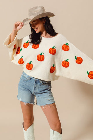 Pumpkin Patch Sweater Top