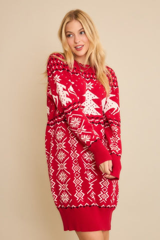 Holiday Sweater Dress