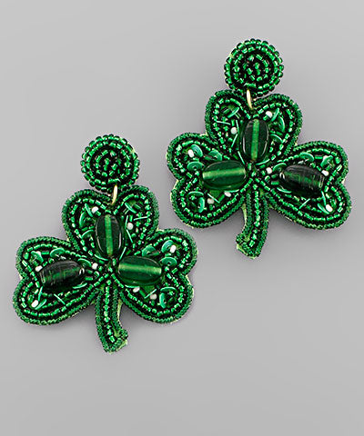 St.Patrick's Day Shamrock Theme Earrings