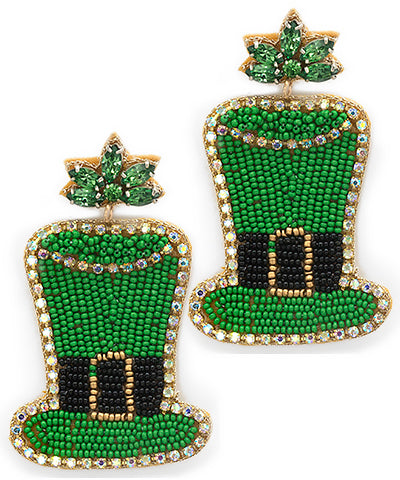 Leprechaun Hat Earrings