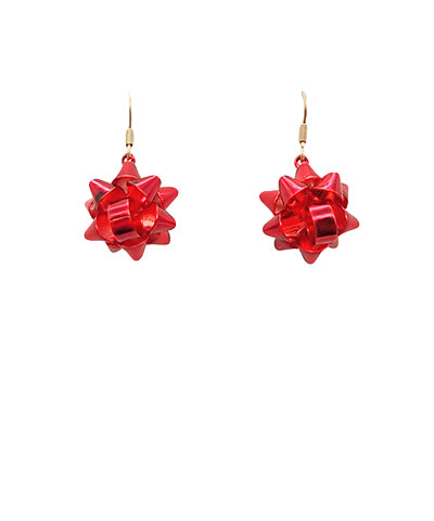 Christmas Bow Earrings