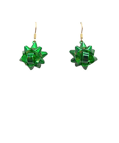 Christmas Bow Earrings