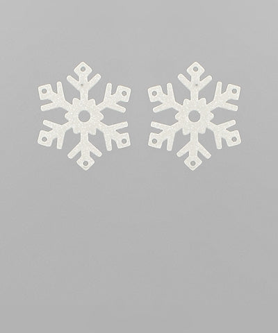 Snowflake Stud Earrings