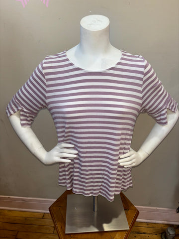 Colette Vintage Collection - Lavender Stripes Top