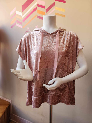 Colette Cutie Vintage Rose Gold Velvet Top