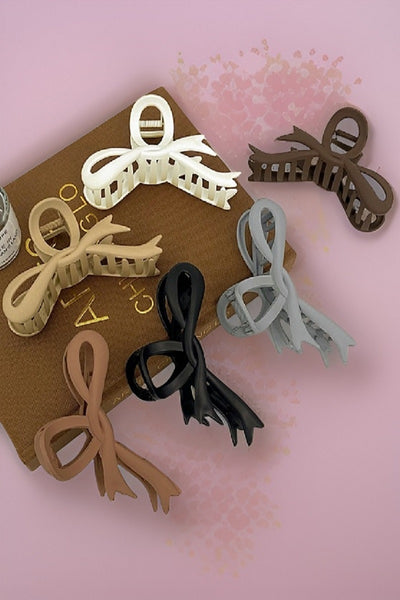 Large Ribbon Bow Shape Hair Clip