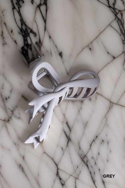 Large Ribbon Bow Shape Hair Clip