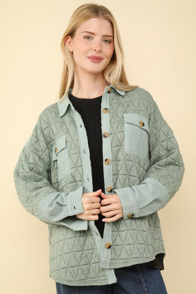 Oversized Quilted Shacket