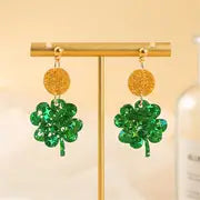 Lucky 4-leaf Clover Earrings